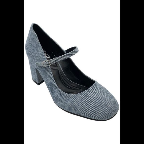 Mix No. 6 Women's Breena Mary Jane Pump Denim - Medium - Picture 1 of 3